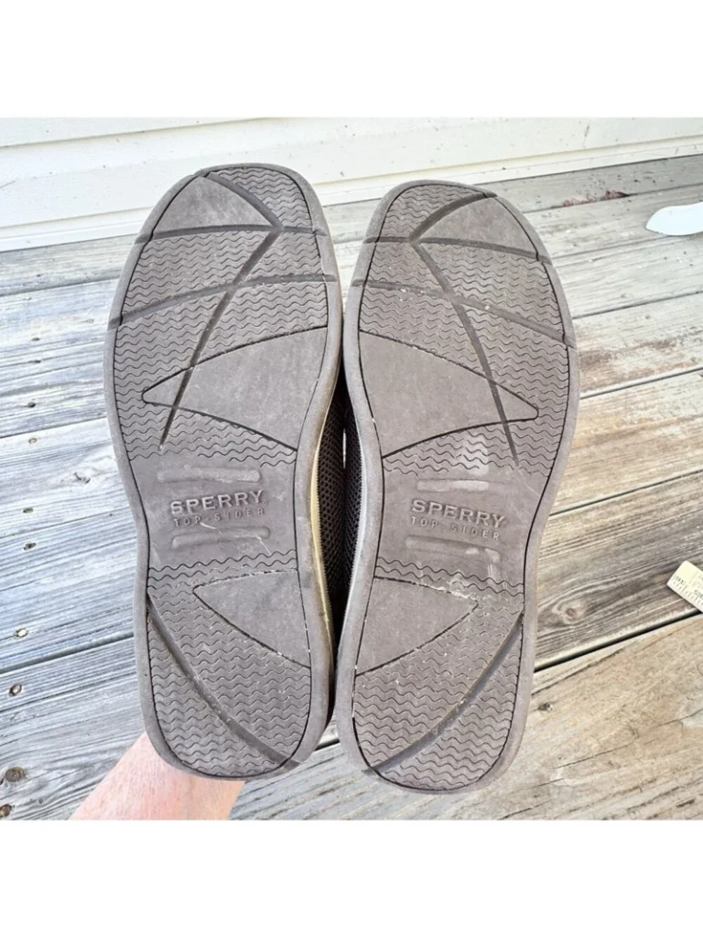 Sperry Intrepid Top Sider Boat Shoes Boys Size 7 7M Brown Leather Lace Up